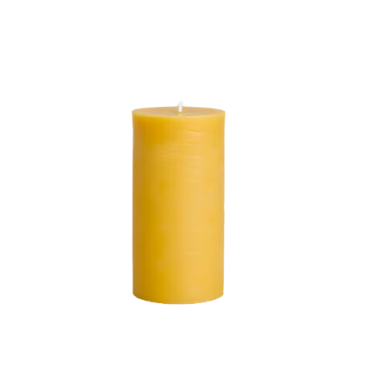6 inch Beeswax Pillar Candle